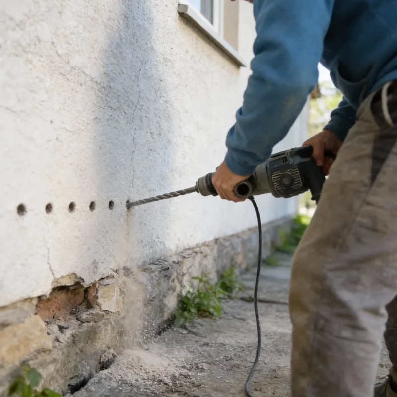 Vízszigetelés előkészítése