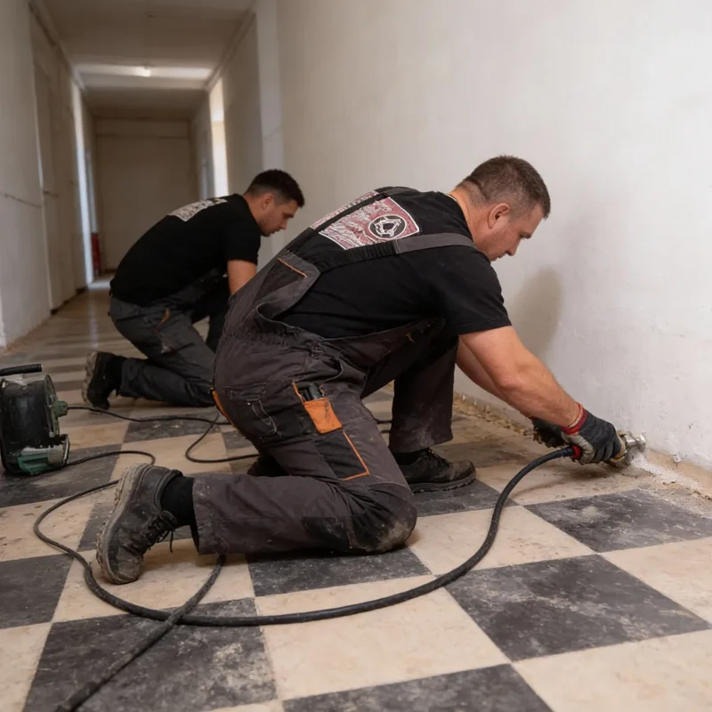 Falszigetelés előkészítése